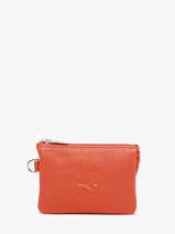 Portemonnee 2 Compartimenten Leder Nathan baume Oranje original n 302N