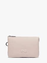 Etui 2 Compartimenten Leder Nathan baume Beige original n 283N