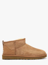 Enkellaarzen Uit Leder Ugg Bruin men 1137391