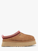 Pantoffels Met Platformzool Uit Leder Ugg Bruin women 1174471
