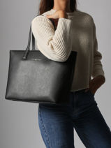 Schoudertas Th Logotape Polyurethaan Tommy hilfiger Blauw th logotape AW17449-vue-porte