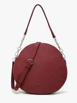 Schoudertas Anna Leder Nathan baume Rood nathan 9