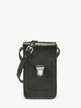 Cross Body Tas Eclipse Leder Paul marius Zwart eclipse TELEPECL