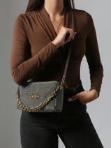 Cross Body Tas S Mila louise Bruin s 23673S-vue-porte