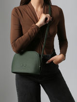 Cross Body Tas Lilou Leder Nathan baume Groen egee 2-vue-porte