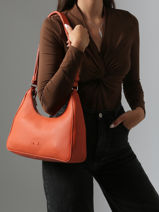 Schoudertas Manaus Leder Nathan baume Bruin brasil 2-vue-porte