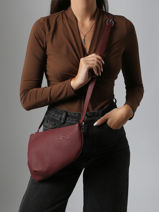 Cross Body Tas Large City Perle Leder Nathan baume Rood n city 1-vue-porte