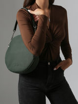 Schoudertas Anna Leder Nathan baume Groen nathan 9-vue-porte