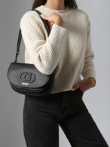 Cross Body Tas Calebra Guess Zwart calebra BG953621-vue-porte