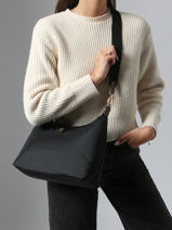 Cross Body Tas Popette Nylon Tommy hilfiger Zwart popette AW17937-vue-porte