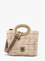 Schoudertas Quadri Le voyage en panier Beige quadri AHP271