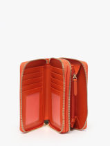 Portefeuille Valentino Oranje fae re VPS9D234-vue-porte