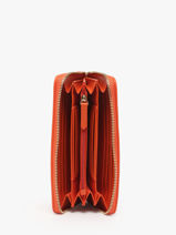 Portefeuille Valentino Oranje fae re VPS9D155-vue-porte