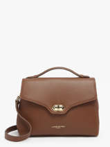 Cross Body Tas Milano Cosmos Leder Lancaster Bruin milano cosmos 55