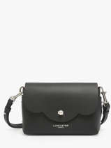 Cross Body Tas City Flore Leder Lancaster Zwart pur & element city 48