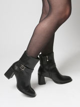Enkellaarsjes Met Hak Tamaris Zwart women 45-vue-porte