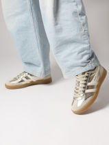 Sneakers Viper Metallic Gola Goud women CLB783-vue-porte