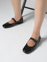 Sneakers Uit Leder Aliwell Zwart accessoires A2717-vue-porte