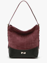 Schoudertas Serena Sude Leder Nathan baume Violet vogue 6