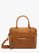 Handtas Vintage Leder Nat et nin Bruin vintage MACY