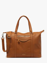 Schoudertas Vintage Leder Nat et nin Bruin vintage THYLANE