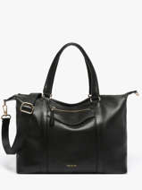 Schoudertas Vintage Leder Nat et nin Zwart vintage THYLANE