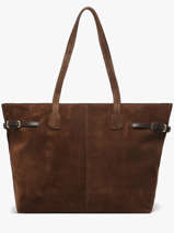Schoudertas Marceau Leder Nat et nin Bruin vintage MARCEAU