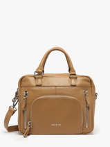 Cross Body Tas Baby Macy Leder Nat et nin Beige vintage BABYMACY