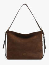 Schoudertas Moreen Sude Leder Nat et nin Bruin vintage MOREEN