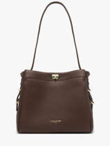 Schoudertas Mademoiselle Romy Leder Lancaster Bruin mademoiselle romy 105
