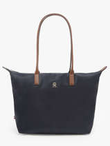 Schoudertas A4 Formaat Popette Tommy hilfiger Blauw popette AW17711
