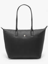 Schoudertas Popette Tommy hilfiger Zwart popette AW17705