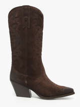 Santiago Laarzen Uit Leder The icona Bruin women TX160