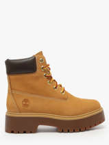 Boots Met Platformzool Uit Leder Timberland Bruin women 5RJD2311
