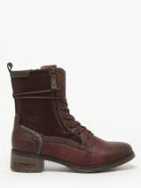 Enkellaarsjes Mustang Bruin women M0062001