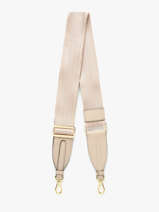 Afneembare Schouderriem Bcbg Nylon En Leder Lancel Beige bcbg A13978