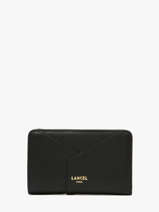 Portefeuille Enveloppe Leder Lancel Zwart enveloppe A13710