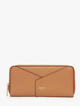 Portefeuille Enveloppe Leder Lancel Bruin enveloppe A13711