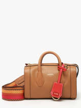 Mini Bowlingtas Bcbg Leder Lancel Bruin bcbg A13689