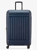 Uitbreidbare Harde Reiskoffer Lutece Delsey Blauw lutece 3802821