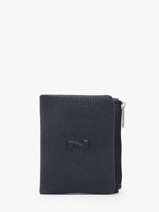 Portefeuille Rallye Leder Nathan baume Blauw original n 476N