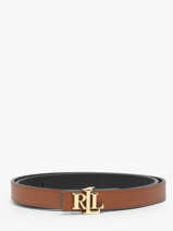Omkeerbare Damesriem S 20 Saffiano Leer Lauren ralph lauren Bruin elmswood 12974560