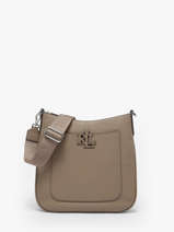 Cross Body Tas Cameryn Leder Lauren ralph lauren Beige cameryn 31970152
