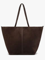 Schoudertas Cabas Leder Vanessa bruno Bruin cabas 29V40873