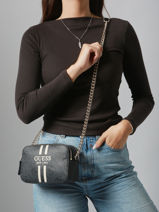 Cross Body Tas Noelle Guess Zwart noelle OS967214-vue-porte