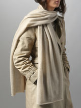 Sjaal Cachemire Vercors Etrier Beige vercors EVER427U-vue-porte