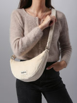 Heuptasje Velours Ribfluweel Hindbag Rood velours V-vue-porte