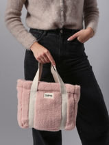 Handtas Teddy Hindbag Roze teddy TE-vue-porte
