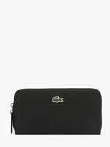 Portefeuille Lacoste Zwart l.12.12 concept NF2900PK