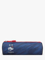 Pennenzak 1 Compartiment Federat. france football Blauw fff 25BX207P